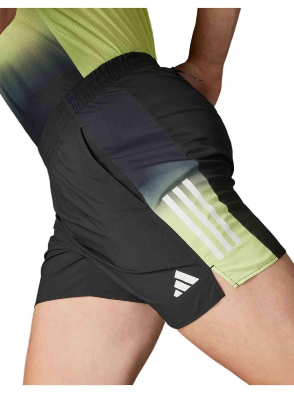 NWT ADIDAS MEN'S RUNNING COLOR BLOCK SHORTS
